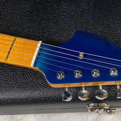 NEW! Fender Custom Shop Special Run '69 Stratocaster NOS Gloss Finish - Handwound P/U's - Aquamarine Metallic - Reverse Matching Headstock - 8.2 lbs - Authorized Dealer - SUPER RARE! G07473 image 6
