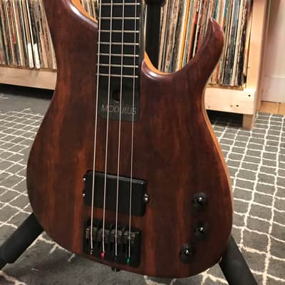 1999 Modulus Quantum 4 Walnut Top "StingRay" Pickup OHSC image 1