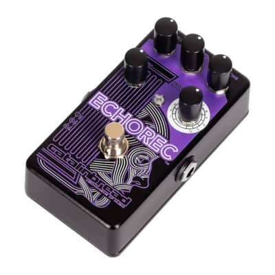 Catalinbread ECHOREC Multi-Head Delay Guitar Effects Pedal with Tone Knob, Swell Knob, and Arpeggio Chording (Purple) image 4