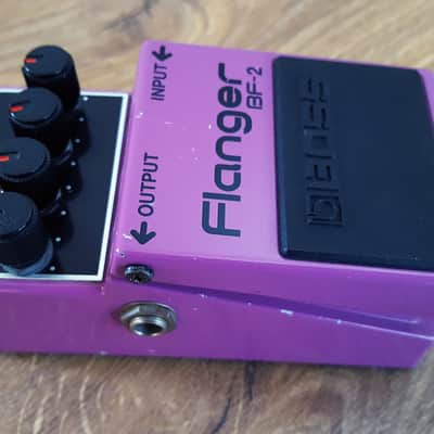 Boss BF-2 Flanger (Black Label) 1983 Vintage MIJ - Purple image 2