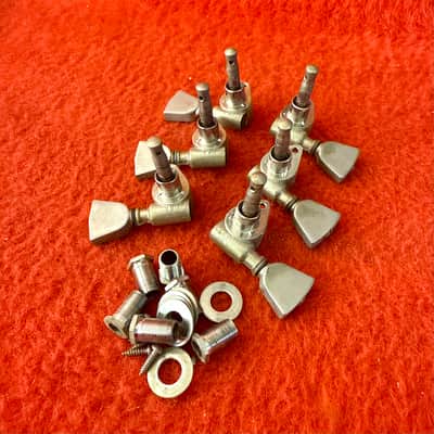 Gibson Grover Tulip guitar tuners c 1970 - Nickel original vintage USA Les paul sg es335 es175 image 2