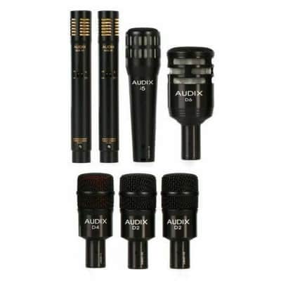 Audix DP7 7 Piece Drum Mic Package Plus Hard Case with D6 Flagship Kick Drum Mic image 3