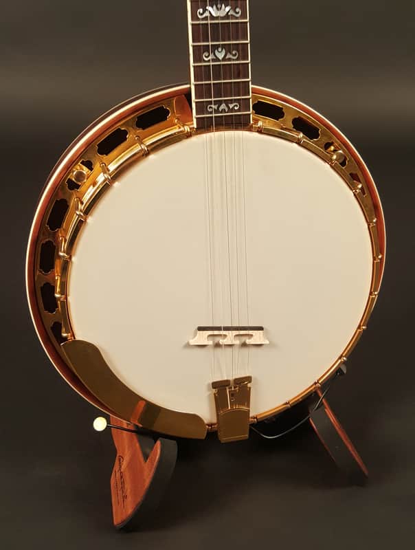 Recording King RK-ELITE-77 USA Gold Elite Resonator Banjo image 1