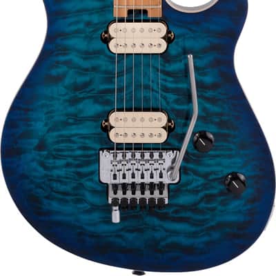 EVH Wolfgang Special QM Electric Guitar. Baked Maple Fingerboard, Chlorine Burst image 1