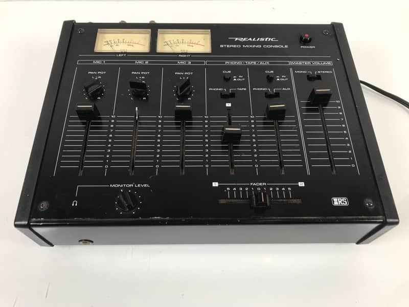 Realistic Stereo DJ Mixer Mixing Console Radio Shack 32-1200A image 1