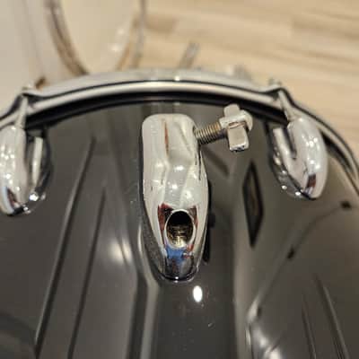 70s Slingerland 16 x 16 Floor Tom Black Wrap 16x16 - Maple outer ply image 13
