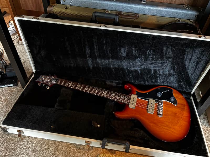 PRS Mira 245 Soapbar 25th Anniversary Smoked Amber Electric Guitar w/OHSC image 1
