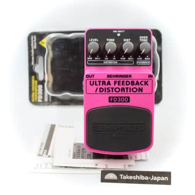 Behringer FD300 Ultra Feedback / Distortion With Original Box Guitar Effect Pedal S1102213516
