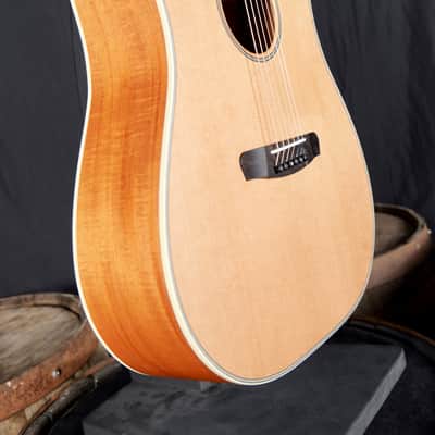 Dowina Honduran Mahogany Dreadnought LR Baggs EAS - Natural image 3