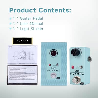 FLAMMA Noise Gate Pedal FC10 Noise Killer Guitar Pedal Noise Suppressor Effect 2 Modes for Electric Guitar and Bass True Bypass Visit the FLAMMA Store image 6