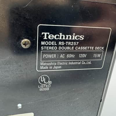 Technics RS-TR257 Dual Cassette Deck Tape Recorder 4 Head HiFi Stereo Vintage image 6