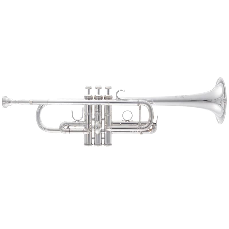 Bach C190SL229C Stradivarius Trumpet in C, Silver Plate