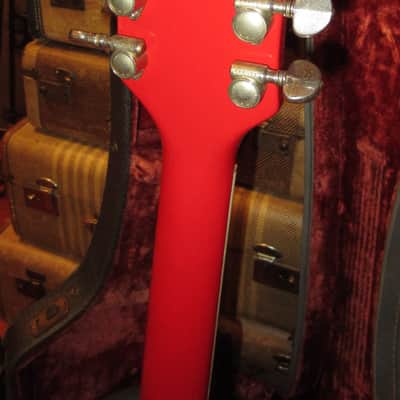 Vintage 1962 National Glenwood 95 USA Map Guitar Red w/ Original Case image 5