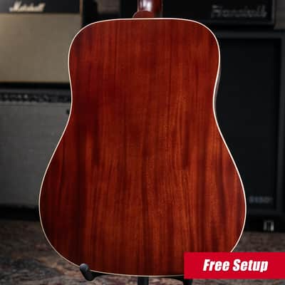 Gibson Hummingbird Special Dreadnought Acoustic/Electric Guitar - Honey Burst Satin with Gig Bag image 2