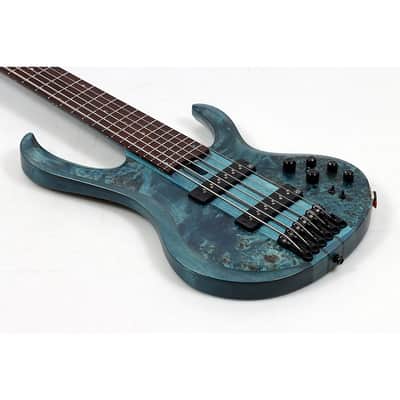 Ibanez BTB946 6-String Electric Bass Guitar - Regular Cosmic Blue Low Gloss image 3