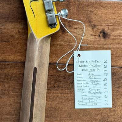 Nash Guitars Model T-52 Humbucker Neck Butterscotch Blonde Maple Neck NG5917 image 11