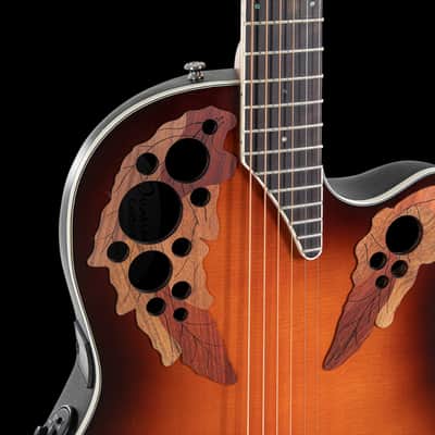 Ovation CE48 Celebrity Series Elite Super Shallow Acoustic-Electric Guitar Sunburst image 7