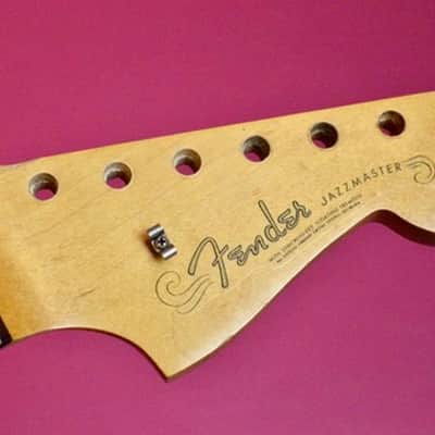 Vintage 1963 PRE-CBS Fender Jazzmaster Project Neck - Killer Tone Wood - Clay Dot RW Board! image 4