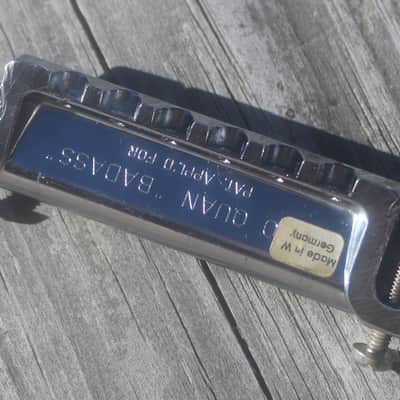 Vintage 1970's Leo Quan Badass Wrap Around Bridge Pat. Appld For Wraparound Tailpiece Made in West Germany image 10
