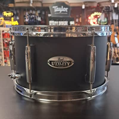 Pearl MUS1270M/C227 Modern Utility 12x7" Maple Snare Drum - Satin Black image 1
