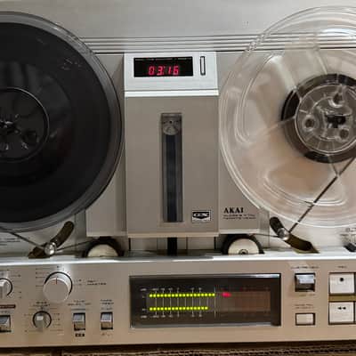 Akai GX-77 Reel to Reel Tape Deck – Serviced, New Belts, Working, AS-IS image 1
