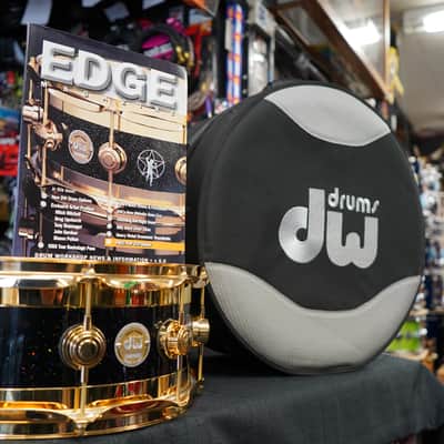 DW USA Collector's Series R30 "Starman" Neil Peart Signature Edge 6x14" Icon Snare Drum image 16