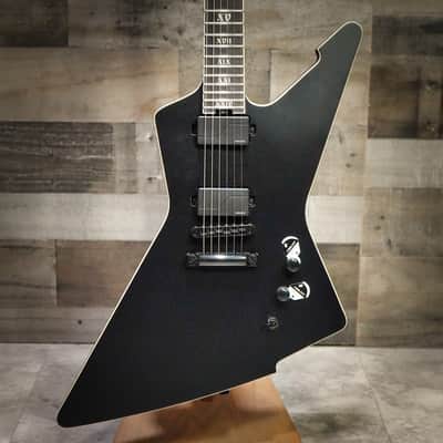 Schecter E-1 SLS Evil Twin - Satin Black Electric Guitar (1343) image 3