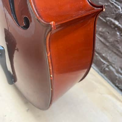 Artisan Strings Marcato Model 100 3/4 Cello w/ Gig Bag 2006 SN: 4263 image 10