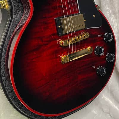 NEW! Gibson Dealer Select Custom Shop Les Paul Custom Red Widow AAA Figured Flame Top - Authorized Dealer - 10 lbs - G07343 image 7