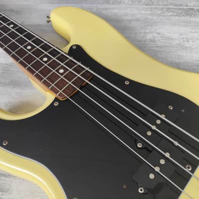 1985 Fernandes Japan FPB-40L Left Handed Precision Bass (White) image 4