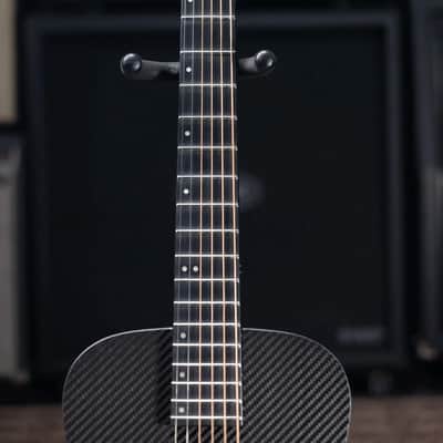 KLOS Acoustic Travel Guitar Left-Handed with Gig Bag image 5