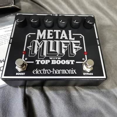 Electro Harmonix Metal Muff Distortion with Top Boost with box and papers image 3