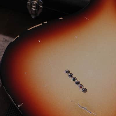 2022 LSL T-Bone One P90 Electric Guitar Metallic Sunburst + OHSC image 15