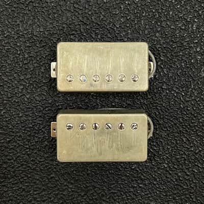 Pete A Flynn Pickups PAF Style Humbucker Pickup Set w/ Aged Nickel Covers image 1