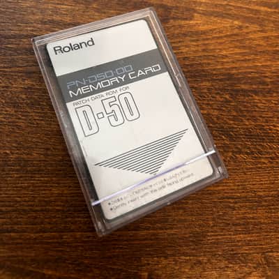 Roland D-50 Synthesizer Card 1987 - 1989 - 00 Original Factory Sounds - D50 D550