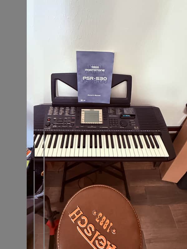 Yamaha PSR-530 Portatone Keyboard (Comes w/Sustain Pedal & Eric Clapton Cartridge) image 1