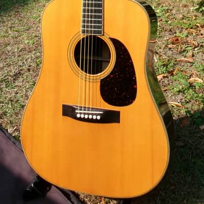 Sada Yairi YD404 Old Martin Replica  Japan Vintage Guitar 1978 Natural+ Original Hard Case image 7