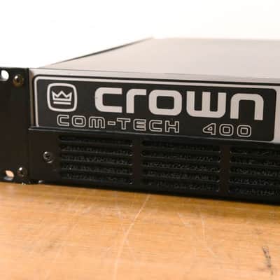 Crown Com-Tech 400 2-Channel Power Amplifier CG01ZTY image 4