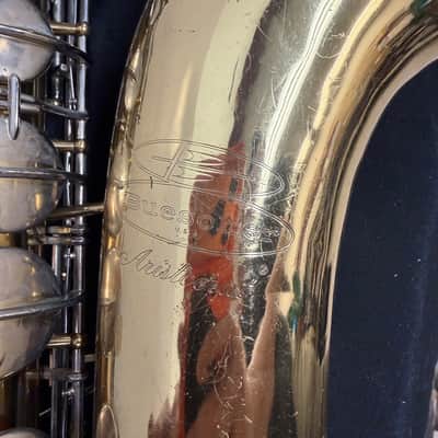 Vintage Buescher Aristocrat Bb Tenor Sax Saxophone with Original Case and Mouthpiece image 9