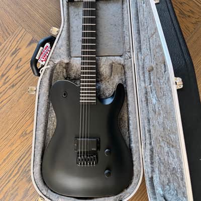 Jericho Stealth 6 Black Satin / Stealth Black w/ Fishman Fluence & Hard Case image 1
