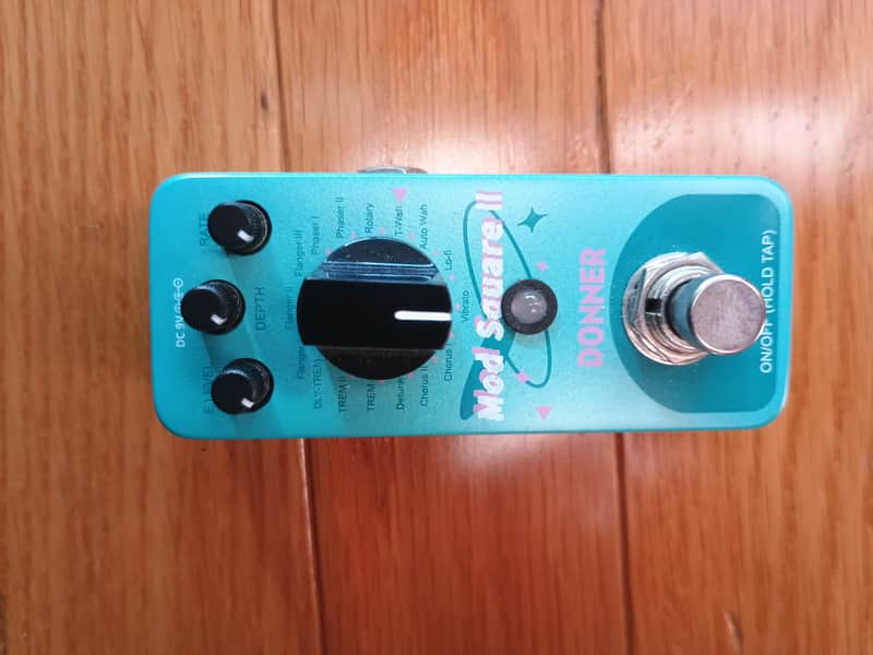 Donner Mod Square II Modulation Mini Guitar Effect Pedal with 16 Effects image 1