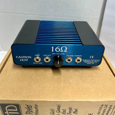 THD Hot Plate Power Reactive Attenuator 16 Ohm Blue Volume Control Load Box Amp Power Soak with Manual and Original Box image 5