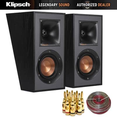 Klipsch R-41SA Dolby Atmos High Performance Elevation Surround Set w Banana Plugs & Wire image 12