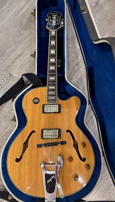 Epiphone Emperor II NA Hollowbody Electric Guitar 2006 - Natural Finish image 1