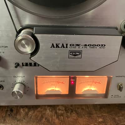 PLEASE READ AD!!! Akai GX-4000D 1/4" 4-Track 2-Channel Reel to Reel Tape Deck Recorder 1978 - 1985 - Silver image 6