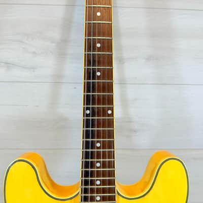 Jay Turser JT137DC Semi-Hollow Electric Guitar – Natural – Modified Hardware – Player Grade 335 Style image 7