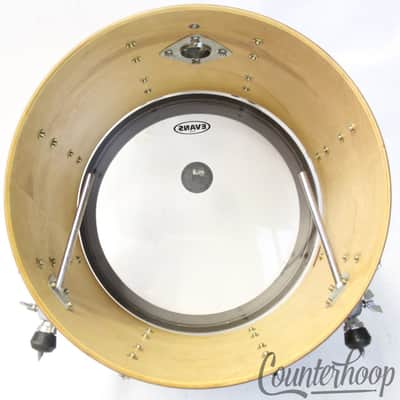 Tama 20x14"Bass Drum Superstar Vintage 80s Made In Japan Super Mahogany 6p Birch image 10