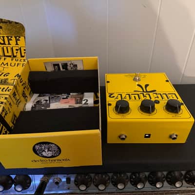 Electro-Harmonix / JHS Big Muff 2 Dual Op-Amp Fuzz 2025 YELLOW THIRD MAN EXCLUSIVE image 3