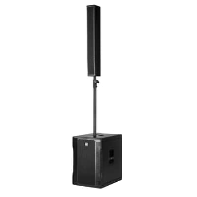 RCF EVOX 12 Active Portable 2-Way Powered Active Array PA Speakers Pair w Covers image 2