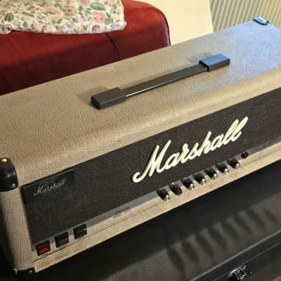 Marshall JCM25/50 "Silver Jubilee" Model 2550 2-Channel 50-Watt Guitar Amp Head 1987 - 1988 - Silver image 3